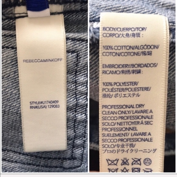 REBECCA MINKOFF Rufus Embroidered Denim Mini Skirt - Picture 8 of 8